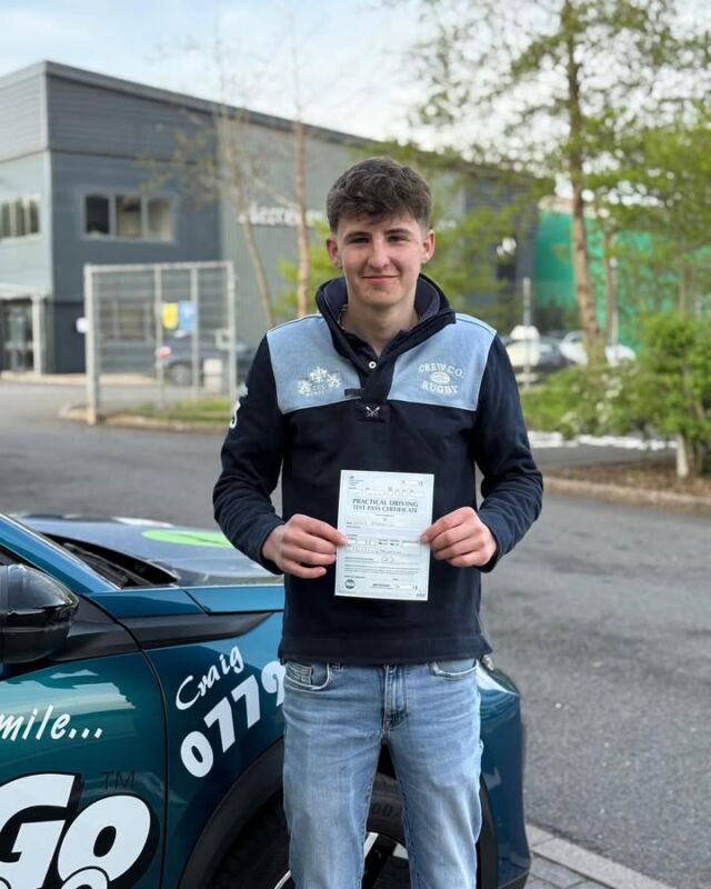 It’s an Early Bird First Time Pass for Lewis 🥳Massive congratulations to Lewis Rowsell of Taunton on smashing his practical test on his first attempt. It was worth the very early start this morning as now you will be able to drive your little Fiesta rather than your moped to work and college. Well done again, best wishes from Craig and all at Green 4 Go. 😁👍🏼🚙